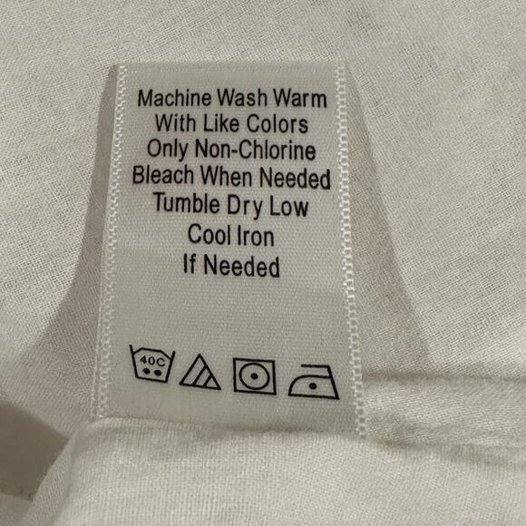 Coldwater Creek White Lace‎ Skirt L Cottagecore, Parisian, Coastal, 100% Cotton - Picture 10 of 12